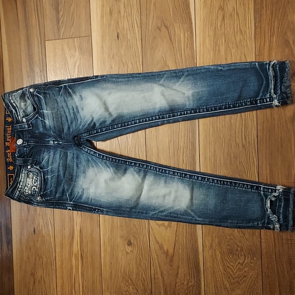 Rock Revival Betty Distressed Midrise Ankle Skinny Jeans - Picture 8 of 9